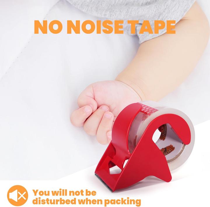 Actual product image Tapebear 6x Paketklebeband mit Abroller