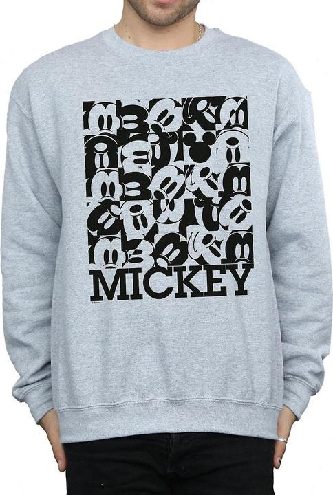 Actual product image Disney Mens Mickey Mouse Grid Sweatshirt (XL)