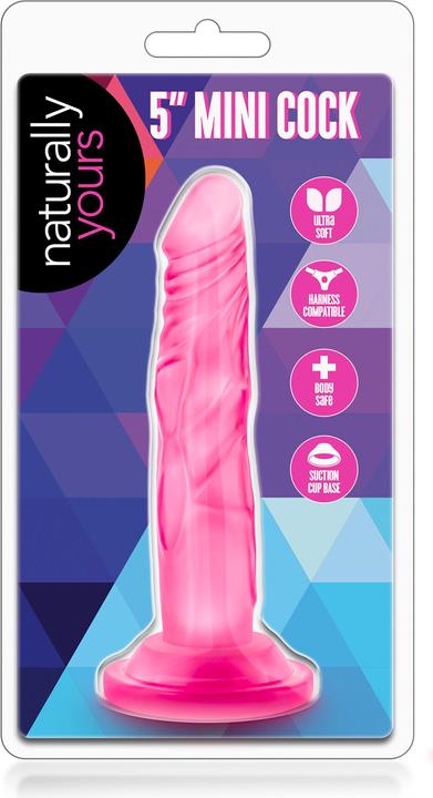 Actual product image Blush 6.5" Small Dildo - Suction Cup - Strap On Harness Compatible - Dong - Sex Toy for Women - Sex