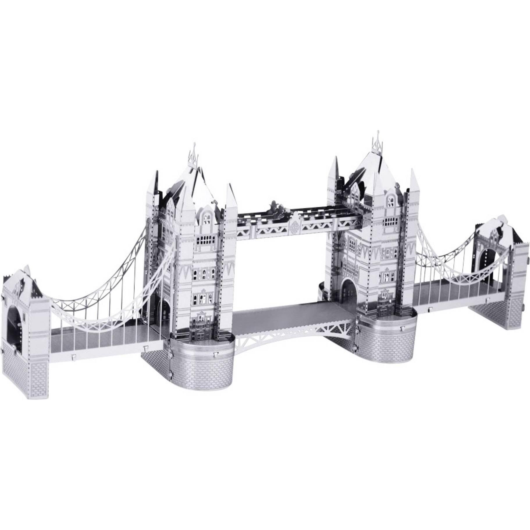 Metal Earth Metall Erde London Tower Bridge Silver Edition