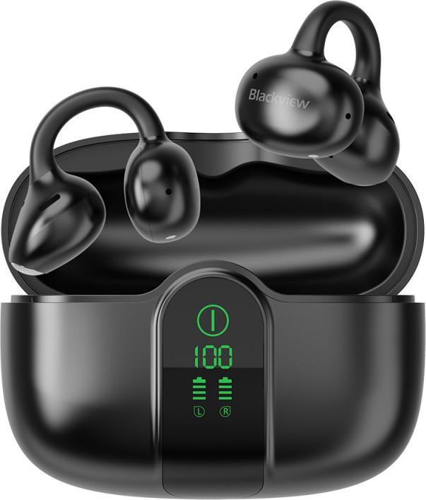 Produktbild Blackview AirBuds 15 (Bluetooth 6.0 - Ecran d'Affichage - Reduction de Bruit) Noir (ANC, Kabellos)