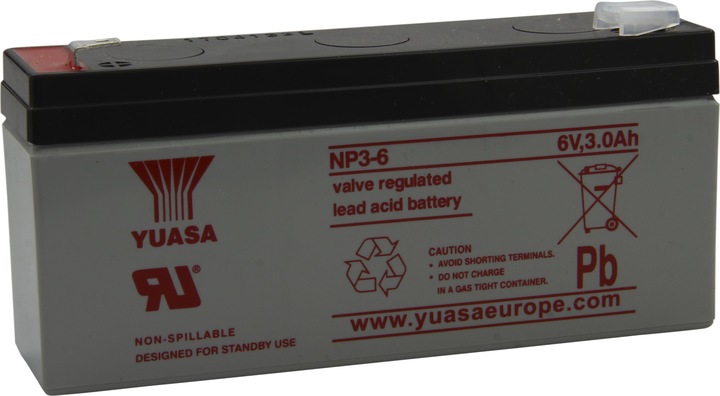 Produktbild AccuCell Blei Akku passend für Ivac, Alaris Spritzenpumpe P1000 - P7000 (1 Stk., 3000 mAh)