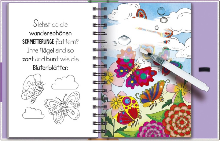 Actual product image Magic Water Colouring - Magic Garden