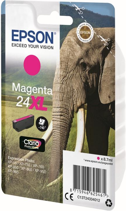 Image du produit Epson 24XL Claria Photo HD (M)