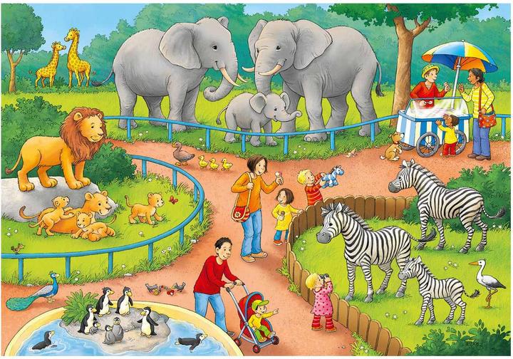 Produktbild Ravensburger Ein Tag im Zoo (24 Teile)