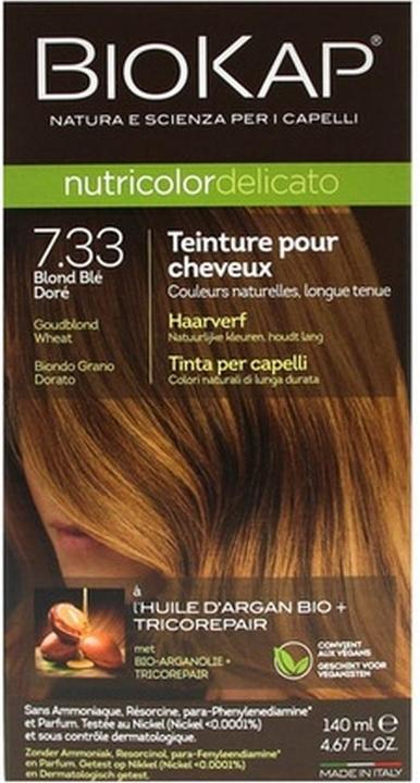 Markenlos Biokap Nutricolor Delicato Dauerhafte Haarfärbecreme mit natürlichen Inhaltsstoffen