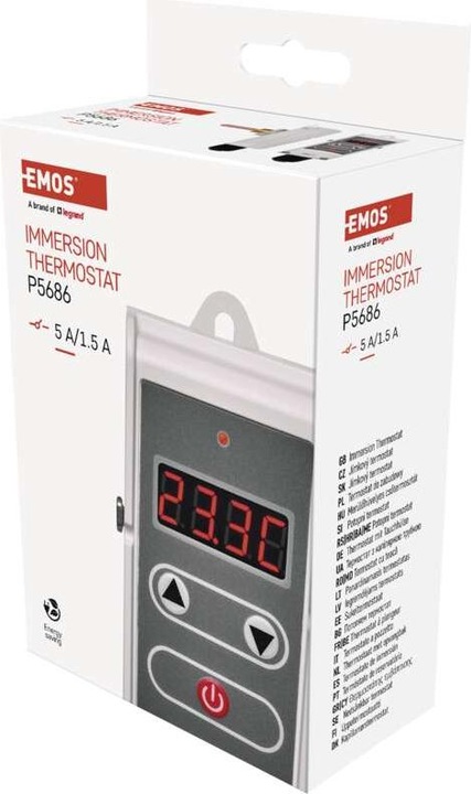 Actual product image Emos Thermostat with thermowell P5686