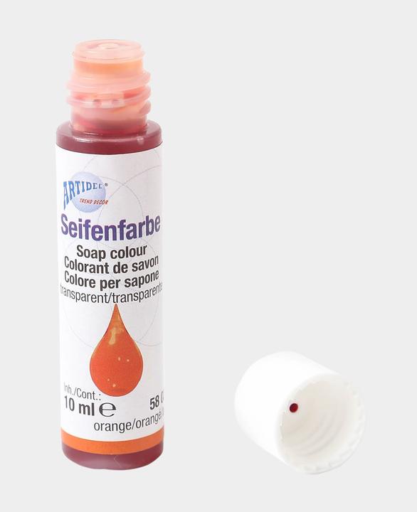 Actual product image Soap colour 10 ml, orange