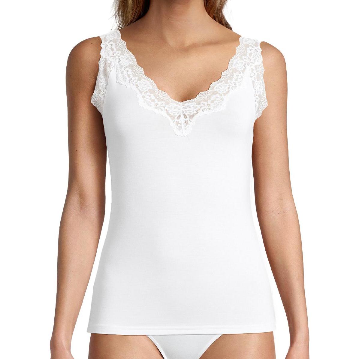 Thumbnail - Nina von C., Damen, Shirt, 3er Pack Romance Unterhemd / Top, Weiss, (40)