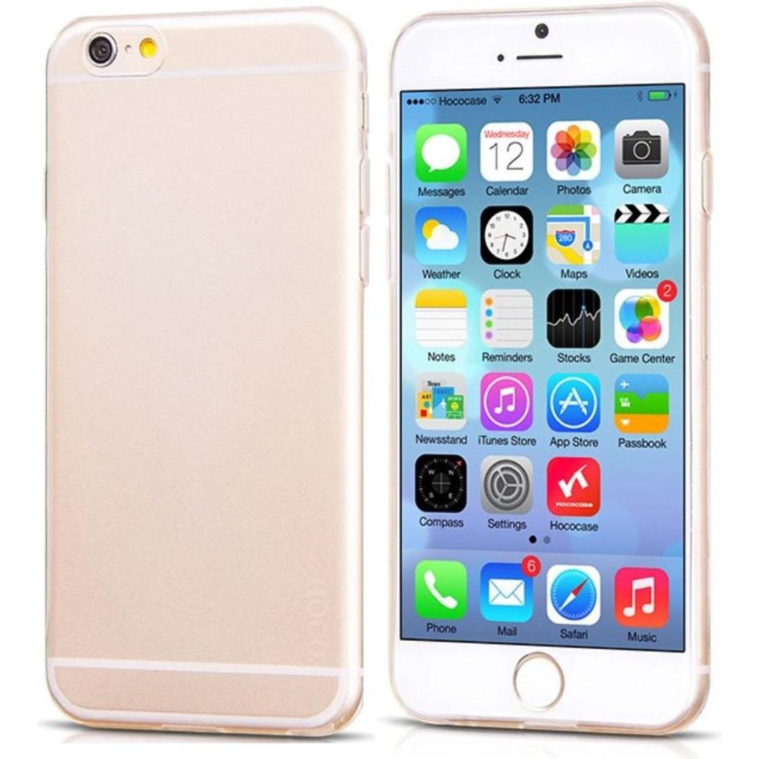 König Design Apple iPhone 6 / 6s Hülle Transparent Silikon Case durchsichtige Handyhülle (Apple iPhone 6), Smartphone Hü...