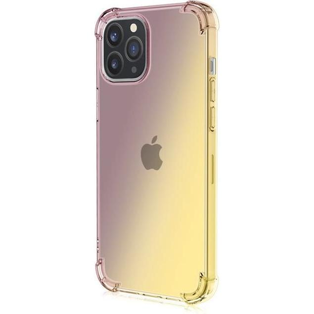 Thumbnail - MU Style Softcase Hülle mit Farbverlauf (Apple iPhone 13 Pro), Smartphone Hülle, Schwarz, Gold