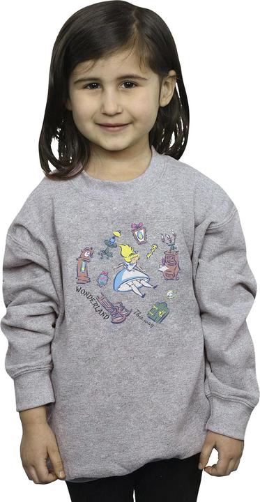 Produktbild Disney Mädchen Alice im Wunderland Falling Sweatshirt (116)