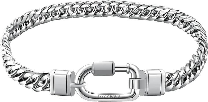 Immagine prodotto Brosway Bracciale a catena in acciaio Naxos BNX19 - Lunghezza: 22 cm (22 cm)