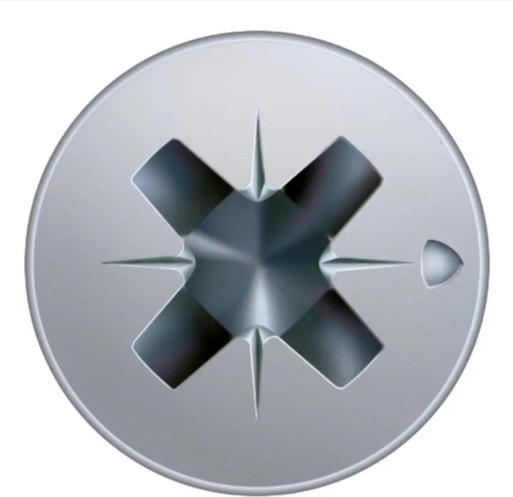 Produktbild Spax Senkkopf Bremsrippen Kleiner Kopf Kreuzschlitz Z1 Vollgewinde Wirox (1000 Schrauben pro Stück, 3 x 10 mm)