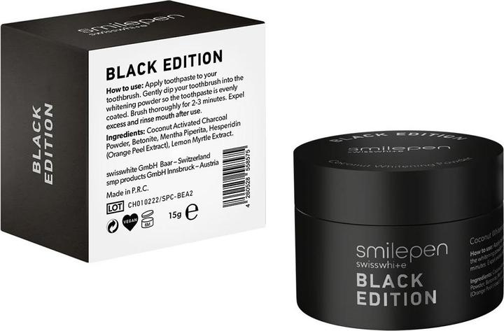 Immagine prodotto SmilePen edizione nera (Polvere sbiancante)