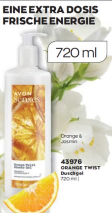 Produktbild Avon Hydrating with the scent of orange and jasmine 720 ml (Flüssigseife, 720 ml)