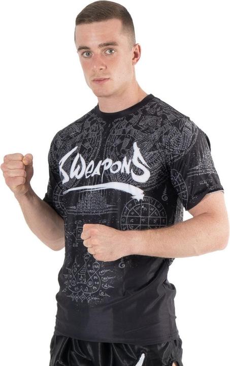 Actual product image 8Weapons Functional T-Shirt, Hanuman Yant, black-grey S (S)
