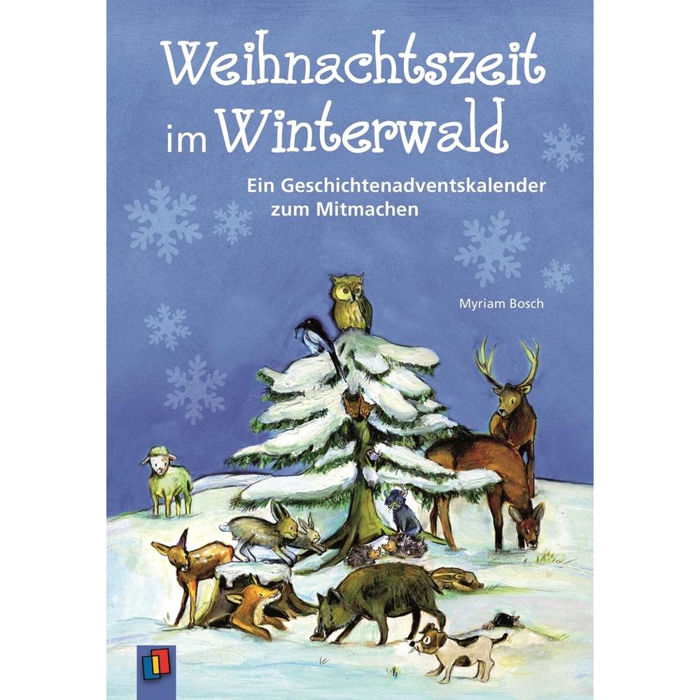 An der Ruhr Weihnachtszeit im Winterwald