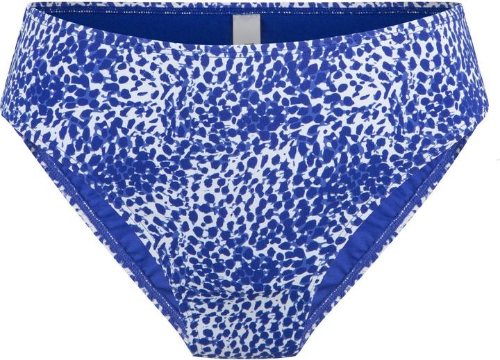 Stampa blu e bianca