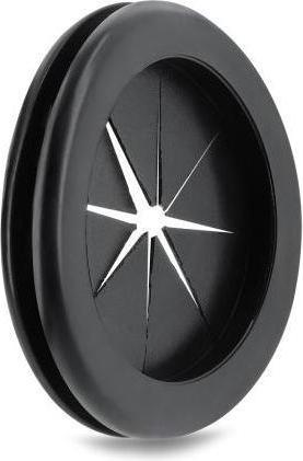 Produktbild Delock Gummi Kabeldurchführung rund Ø 60 mm schwarz