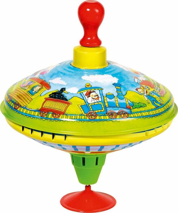 Actual product image Goki Hum gyroscope with wooden handle Zug