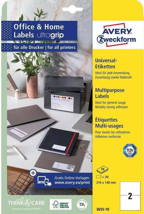 Actual product image Avery Labels, Home Office, Kleinpackung