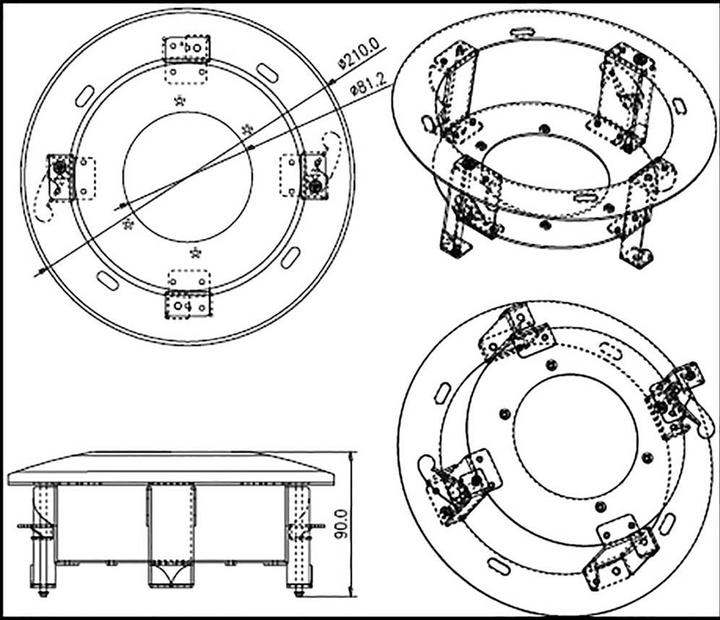 Actual product image Hikvision DS-1227ZJ - Camera cone - indoor (Mounting kit)