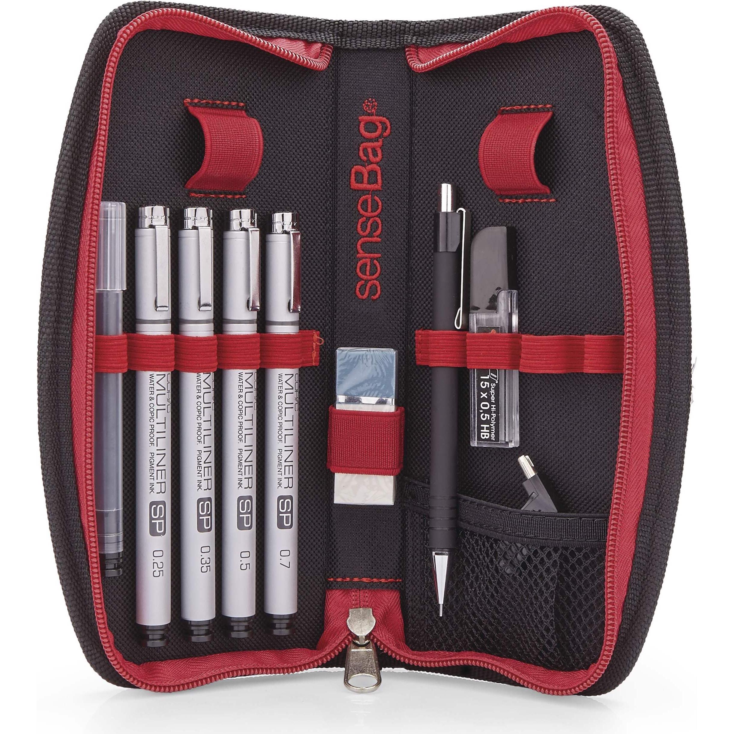 Copic, Schreibstifte, College Set B (Schwarz, 1 x)