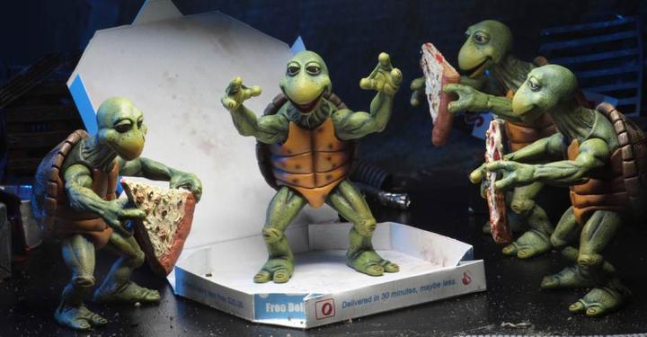 Image du produit Neca Teenage Mutant Ninja Turtles Action Figures 4er Pack 1/4 Baby Turtles 10 cm