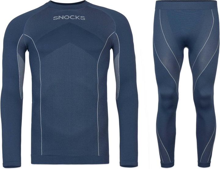 Image du produit Snocks Sous-vêtements thermiques pour hommes avec trou pour le pouce (XL)