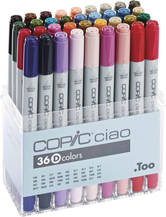 Produktbild Copic 36er Set D (36x)