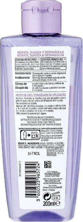Produktbild L'Oréal Paris Loreal Paris - Filler micellar water with pure hyaluronic acid (Mizellenwasser, 200 ml)