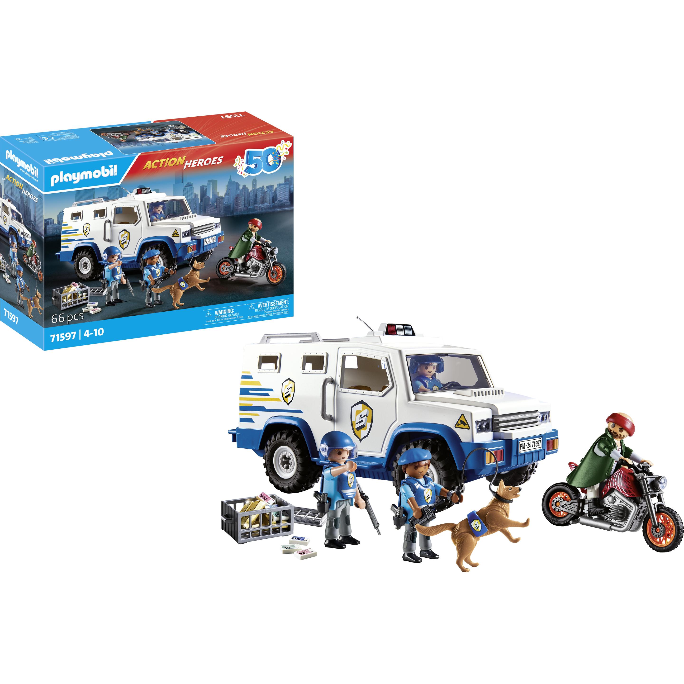 Thumbnail - Playmobil Geldtransporter (71597, Playmobil Action Heroes)