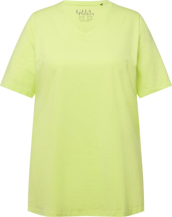 Produktbild Ulla Popken T-Shirt, A-Linie, V-Ausschnitt, Halbarm (58)