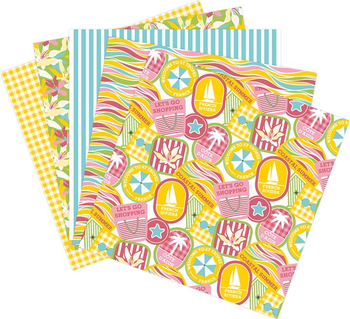 Produktbild Clairefontaine SCHNEIDEPAPIER - 30,5 x 30,5 cm (200 g/m², 5x)