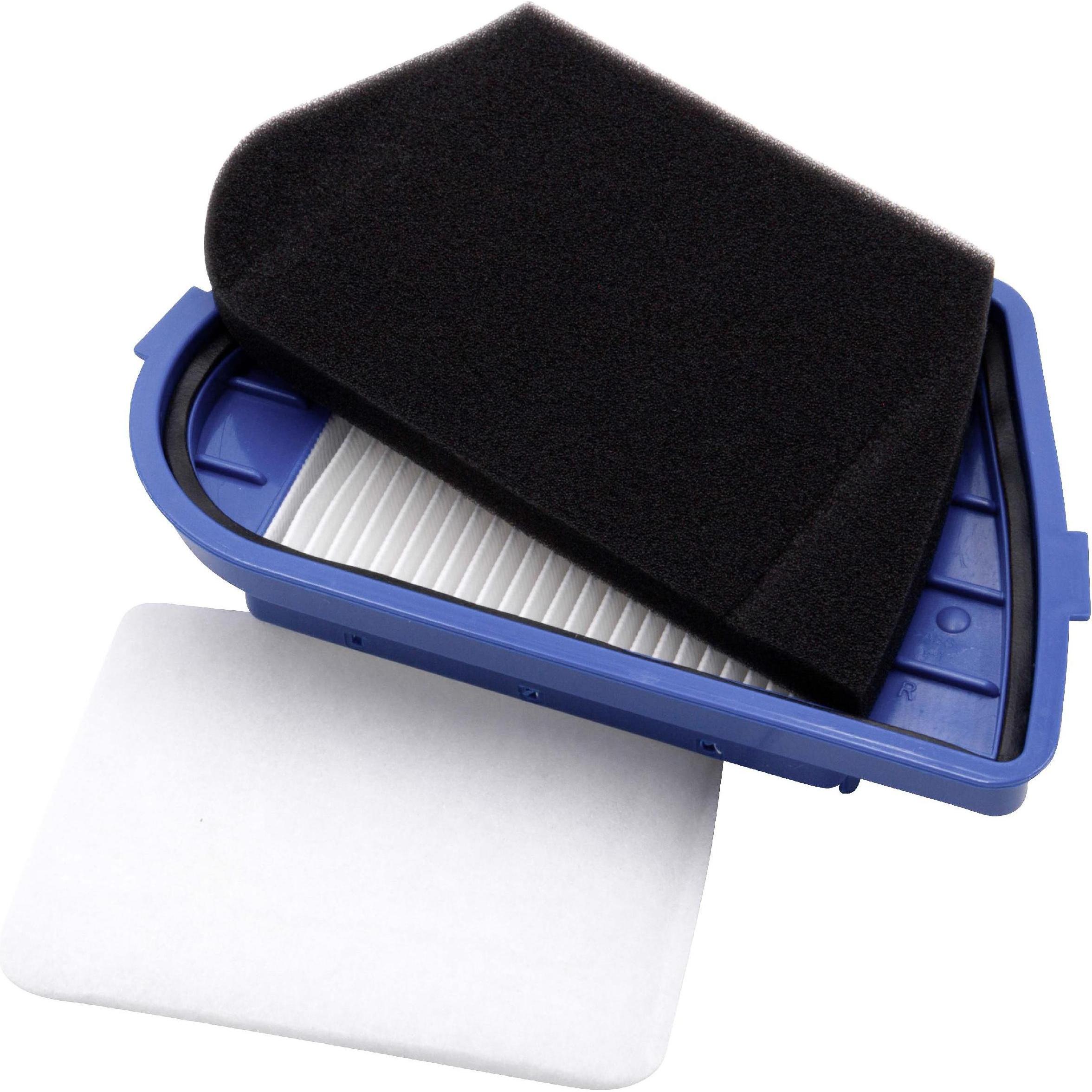AccuCell HEPA-Filter-Set für Rowenta wie ZR004601, Staubsauger Zubehör, Schwarz