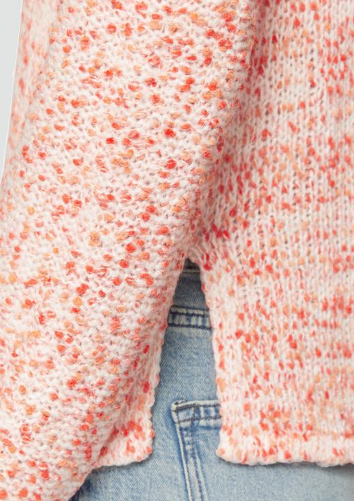 Image du produit s.Oliver Strickpullover Melierter Strickpullover mit weiten Ärmeln (40)