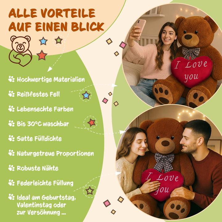 Produktbild Monzana Teddybär (175 cm)