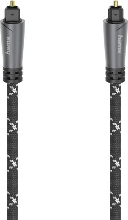 Hama Audio-Lichtleiter-Kabel, ODT-Stecker (Toslink), Metall, 3,0 m (3 m, TOSLINK)