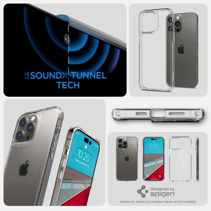 Produktbild Spigen Ultra Hybrid Case für Apple iPhone 14 Pro - frost clear (Apple iPhone 14 Pro)