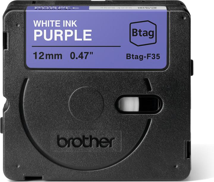 Actual product image Brother Btag (1.20 cm, Violet, White)
