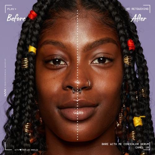 Actual product image NYX Professional Make-Up Bare With Me Concealer Serum (10 Camel)