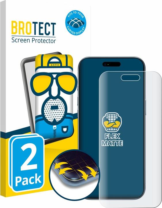 Actual product image BROTECT Full-Screen Protector Matte (2 pcs., Apple iPhone Air)