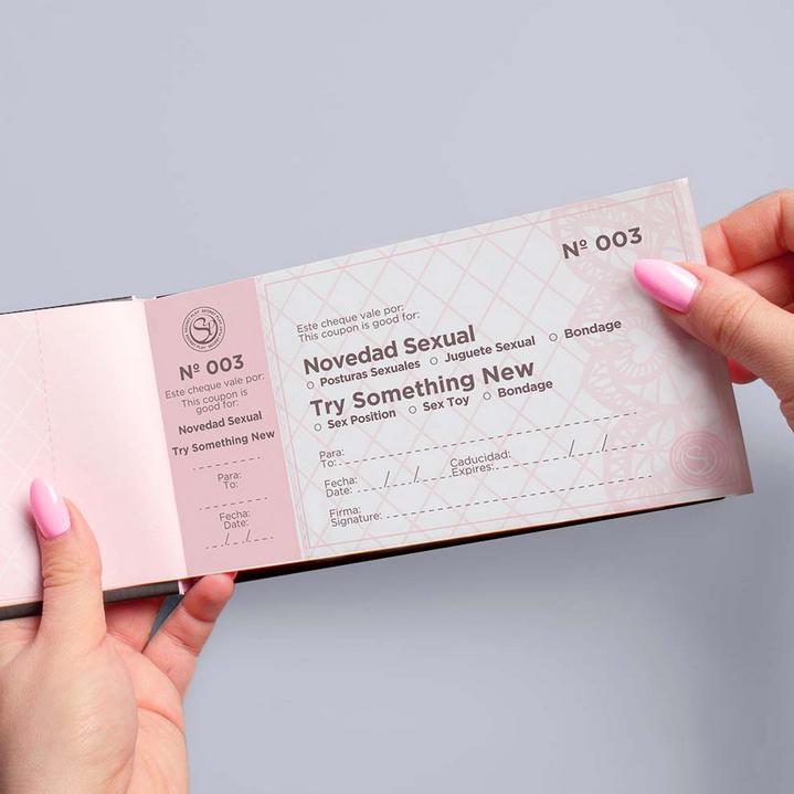 Produktbild Secret play SECREPLAY SEX COUPONS SENSUAL EXCHANGE Vouchers (ES / EN) (Würfelspiel, Englisch)