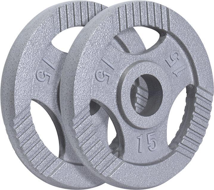 Produktbild Gorilla Sports Hantelscheiben (2 x 20 kg, 6 x 1.25 kg)