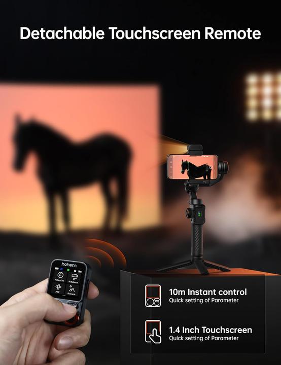 Produktbild Hohem HRT-06 Black remote controller (Gimbal Stromversorgung)
