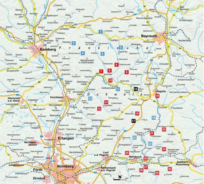 Produktbild Geheimnisvolle Pfade Fränkische Schweiz (Deutsch, Bernhard Pabst, 2022)