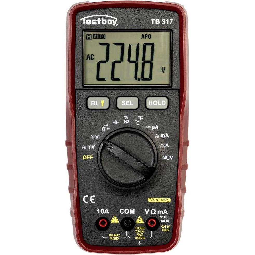 Thumbnail - Testboy, Multimeter, TB317 Hand-Multimeter digital CAT IV 1000 V (CAT IV 1000V)