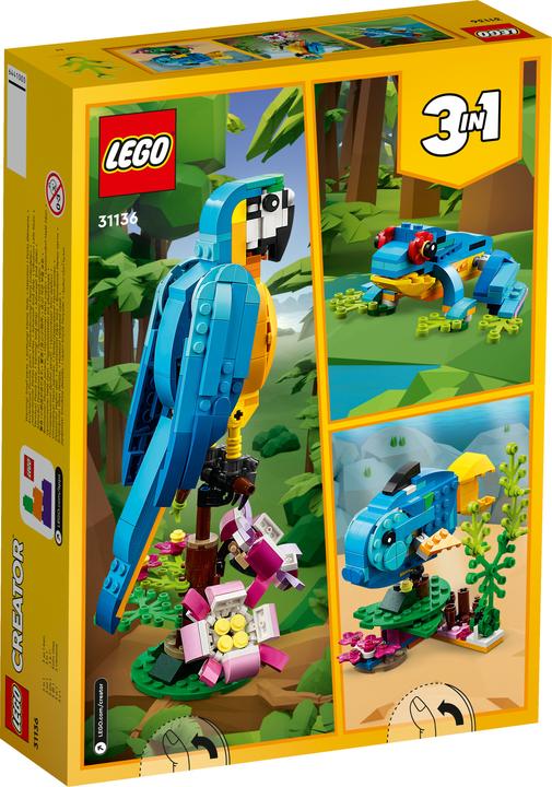 Image du produit LEGO 31136 Perroquet exotique (31136, LEGO Creator 3-in-1)