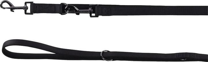 Flamingo Adjustable leash black 200x2.0cm (Dog, Walks)